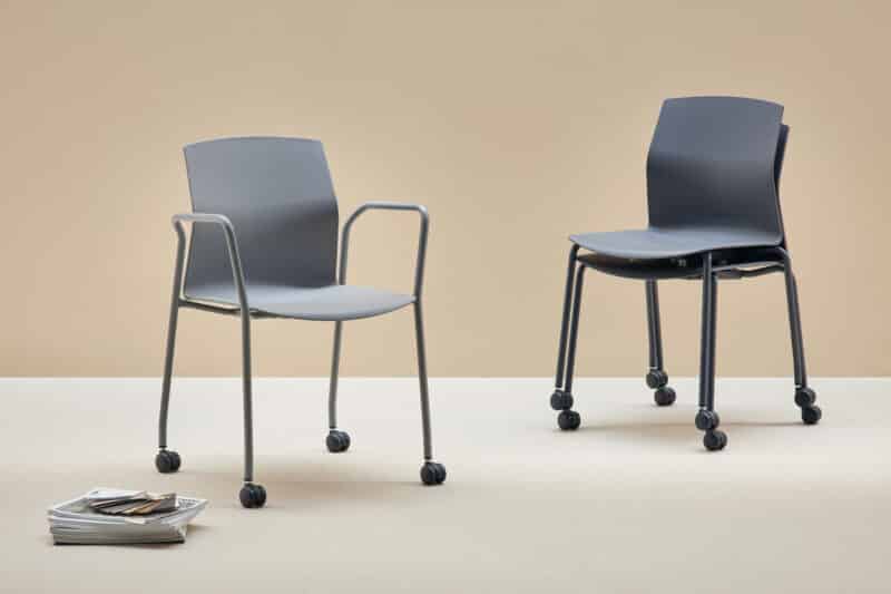 Kabi Chair - 4 Legs - Castors - Image 5