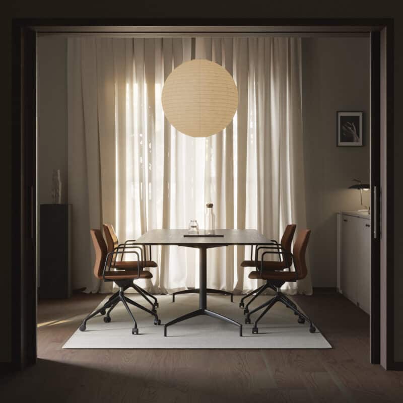 Kabi Chair - Swivel Base - Castors - Image 3