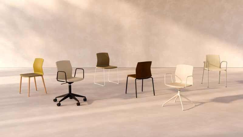 Kabi Chair - 4 Legs - With Armrest - Image 8
