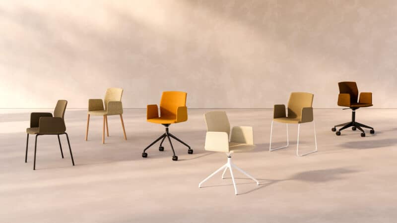 Kabi Armchair - Sled Base - Image 3