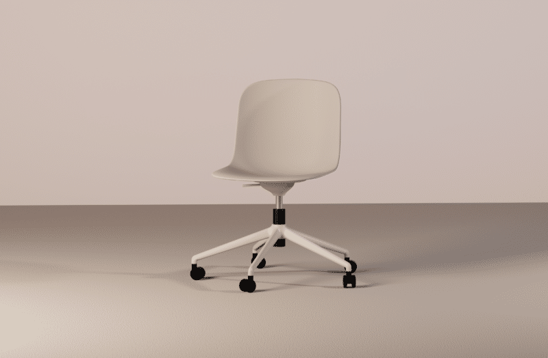 Guri Chair - Office Plastic Base - Image 9