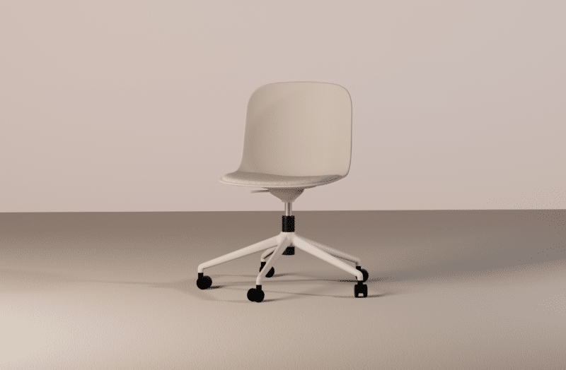 Guri Chair - Office Plastic Base - Image 8