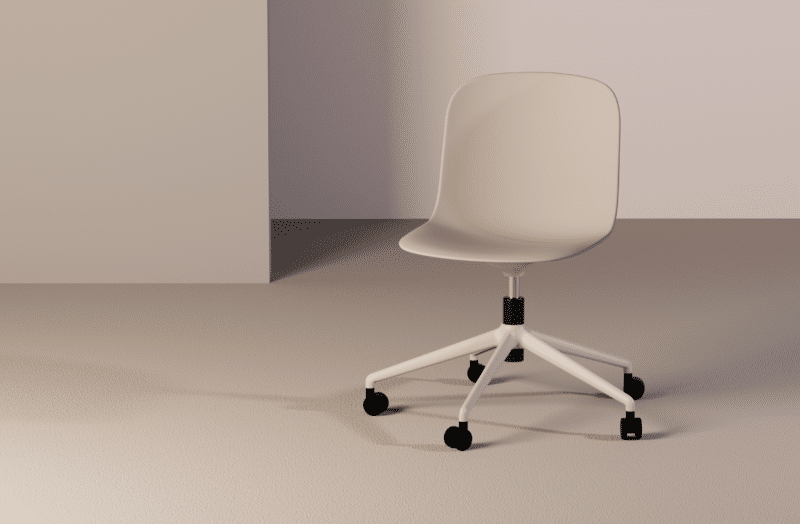 Guri Chair - Office Plastic Base - Image 6