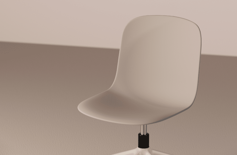 Guri Chair - Office Plastic Base - Image 5