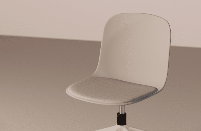 Guri Chair - Office Plastic Base - Image 4