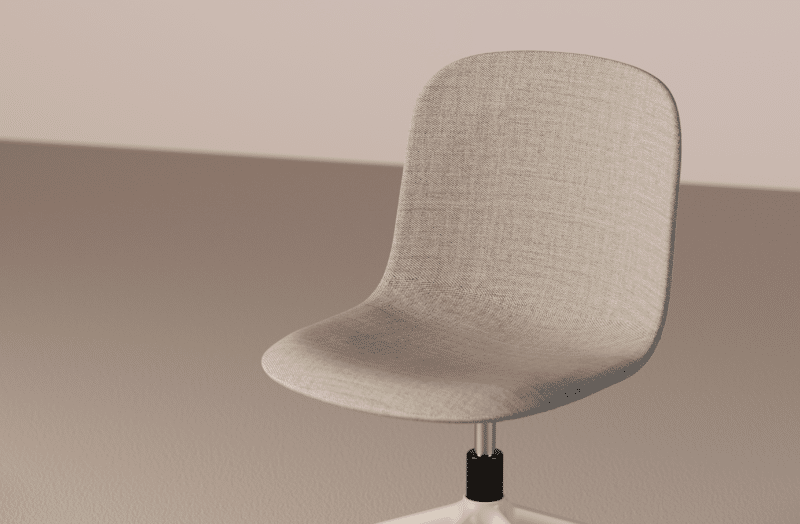 Guri Chair - Office Plastic Base - Image 3