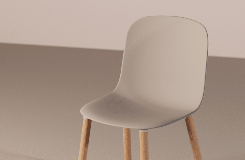 Guri Chair - 4 Legs Wood - Image 4