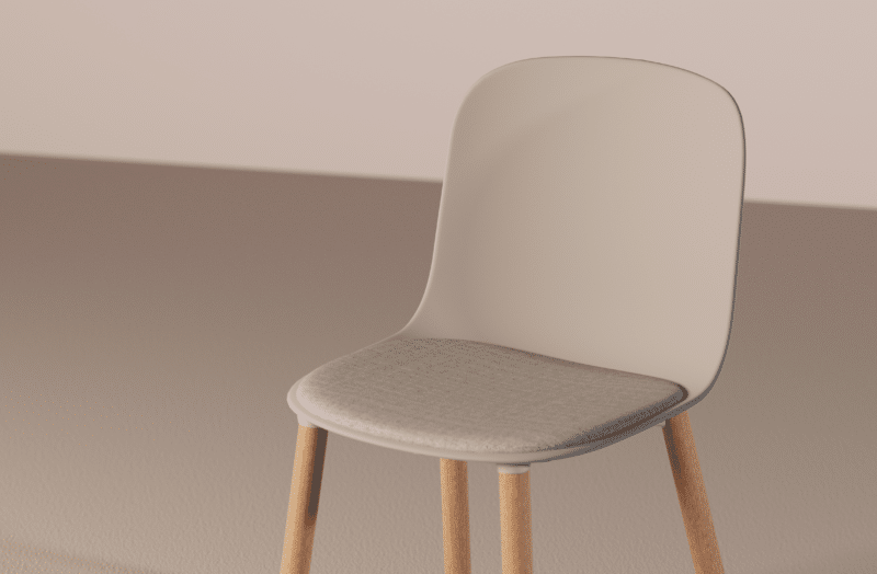 Guri Chair - 4 Legs Wood - Image 3