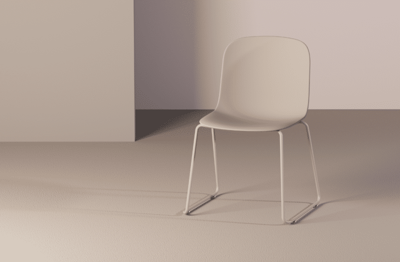 Guri Chair - Sled - Image 2
