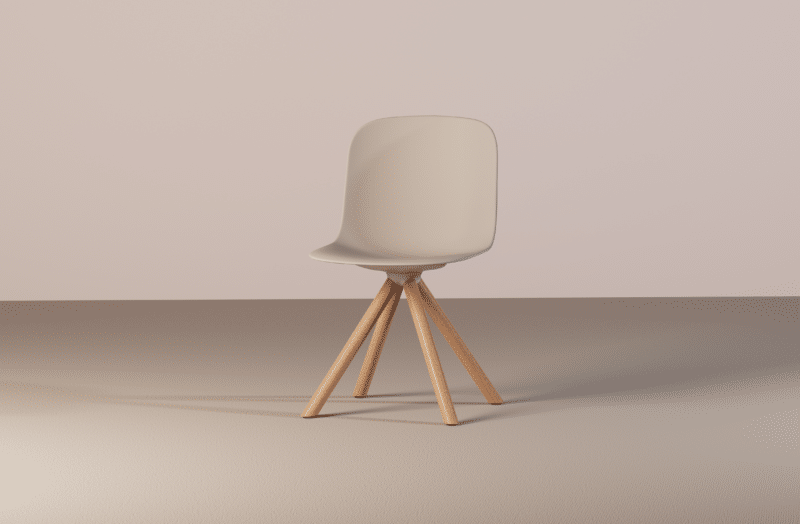 Guri Chair - Pyramid Wood Base - Image 5