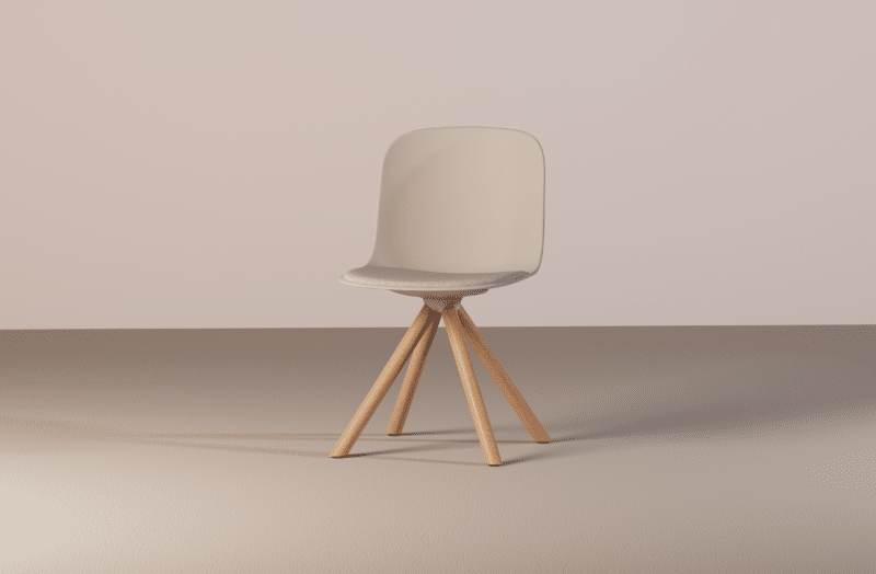 Guri Chair - Pyramid Wood Base - Image 4