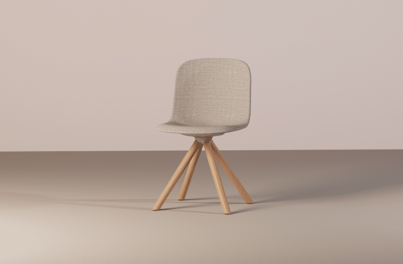 Guri Chair - Pyramid Wood Base - Image 3