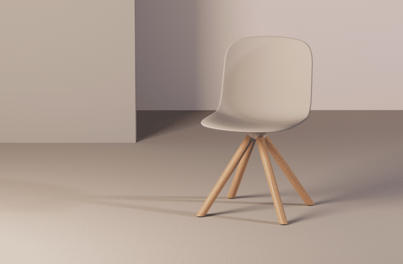 Guri Chair - Pyramid Wood Base - Image 2