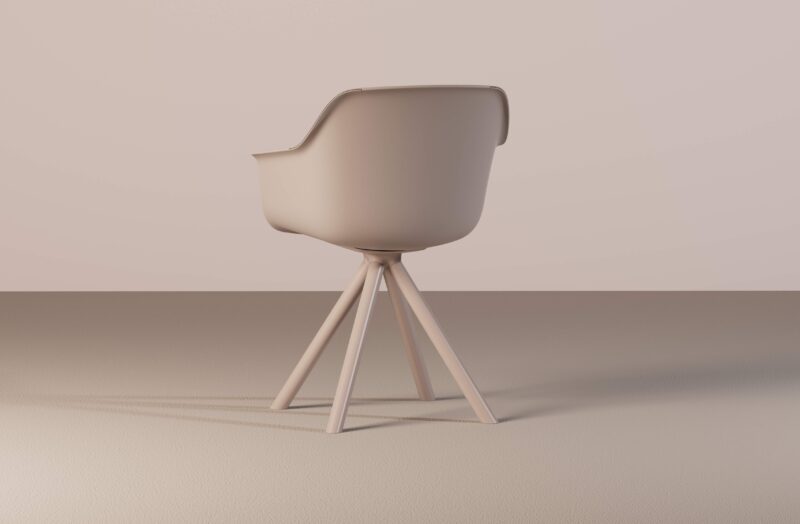 Lur Chair - Pyramid Aluminium Base - Image 6