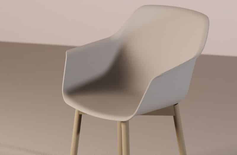 Lur Chair - 4 legs Wood - Billede 10