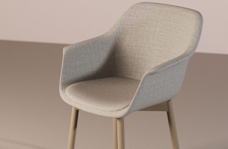 Lur Chair - 4 legs Wood - Billede 8