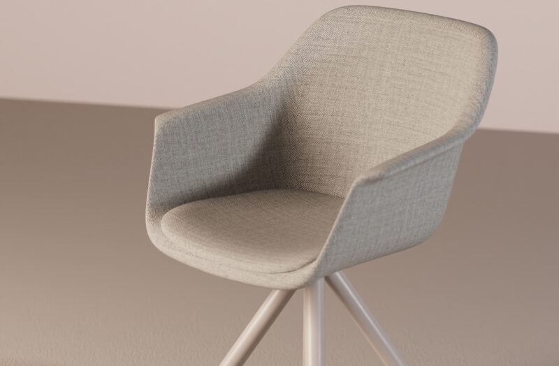 Lur Chair - Pyramid Aluminium Base - Image 7