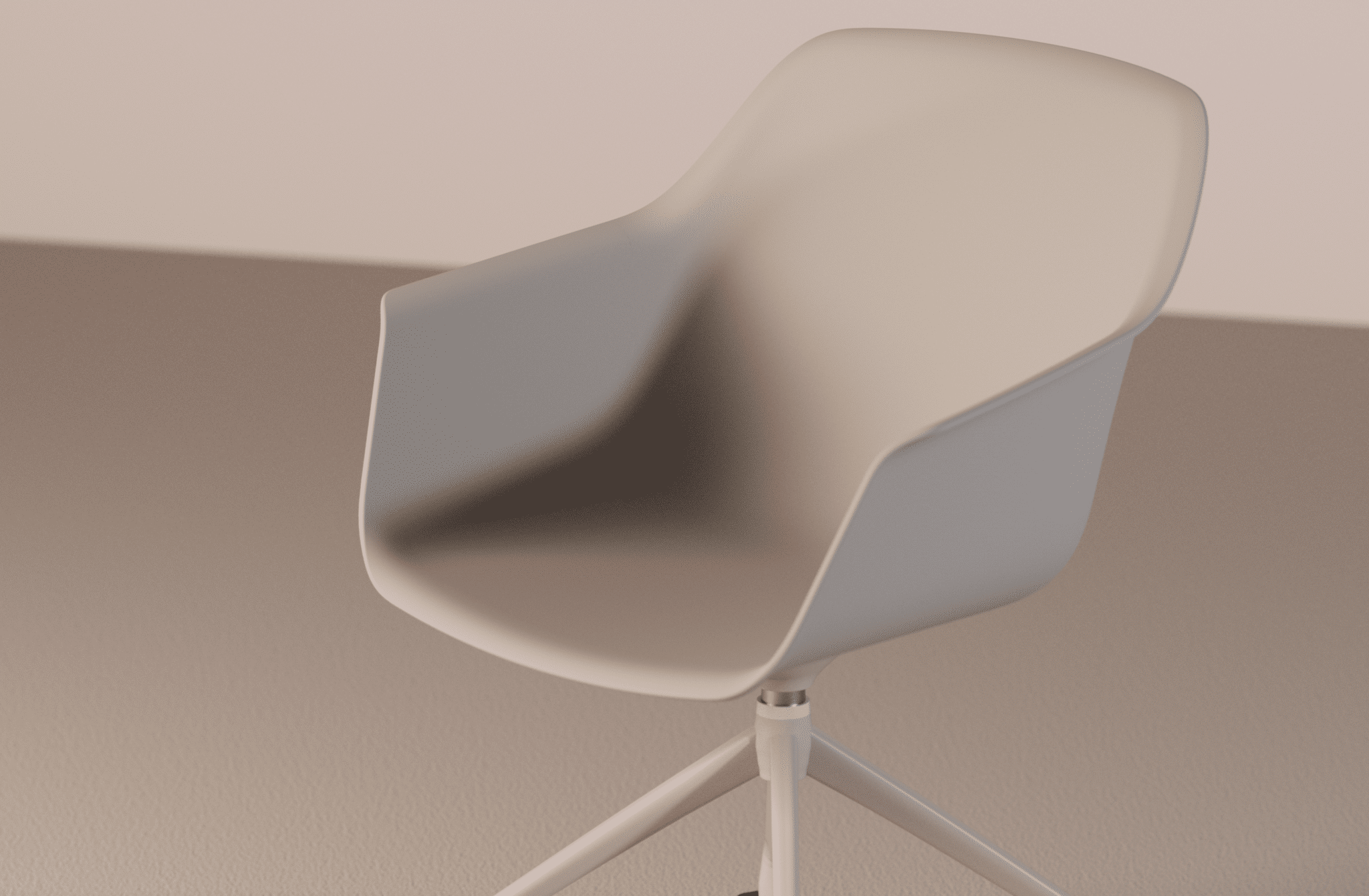 LUR Swivel with Castors A Carcasa Polipropileno