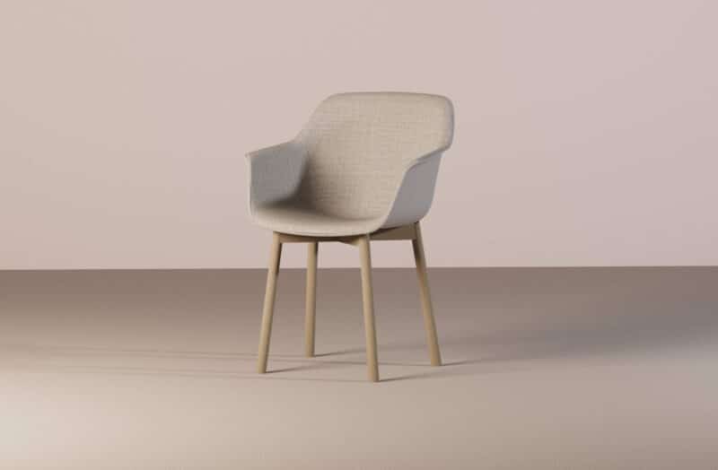 Lur Chair - 4 legs Wood - Billede 4