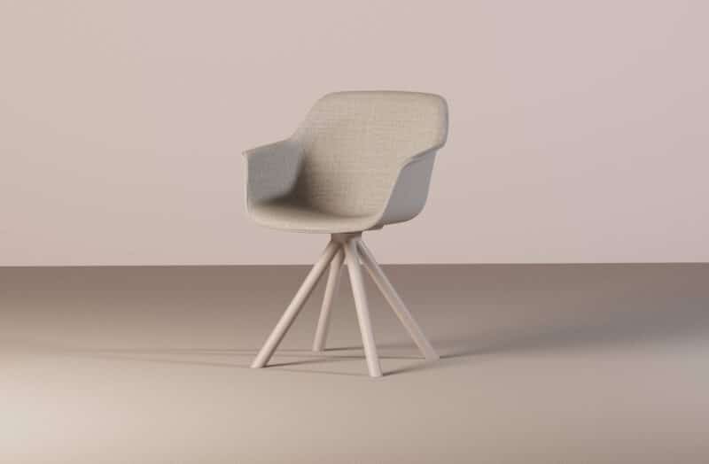 Lur Chair - Pyramid Aluminium Base - Image 3