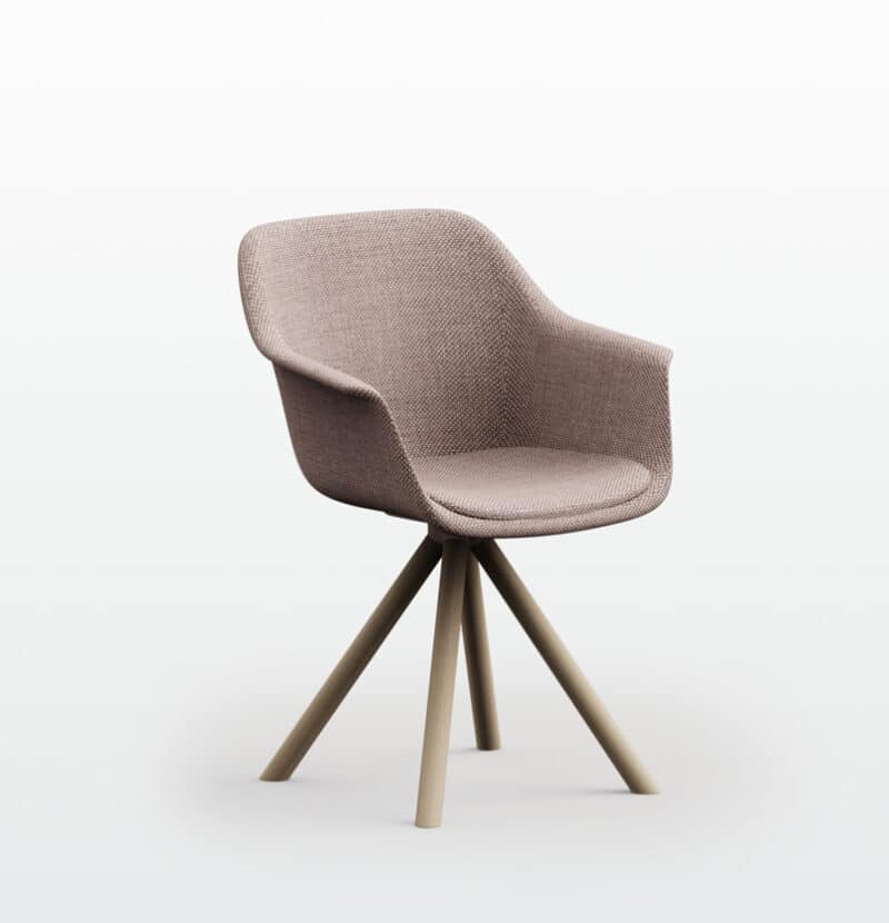 Lur Chair - Pyramid Wood Base