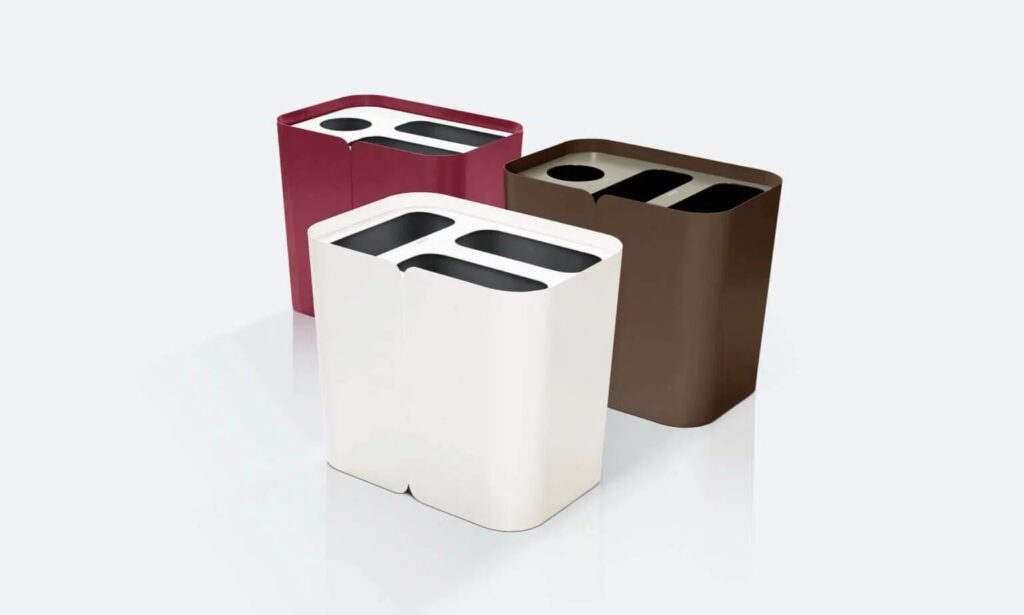 Affaldsspand Hold i Wine red, hvid og Chocolate