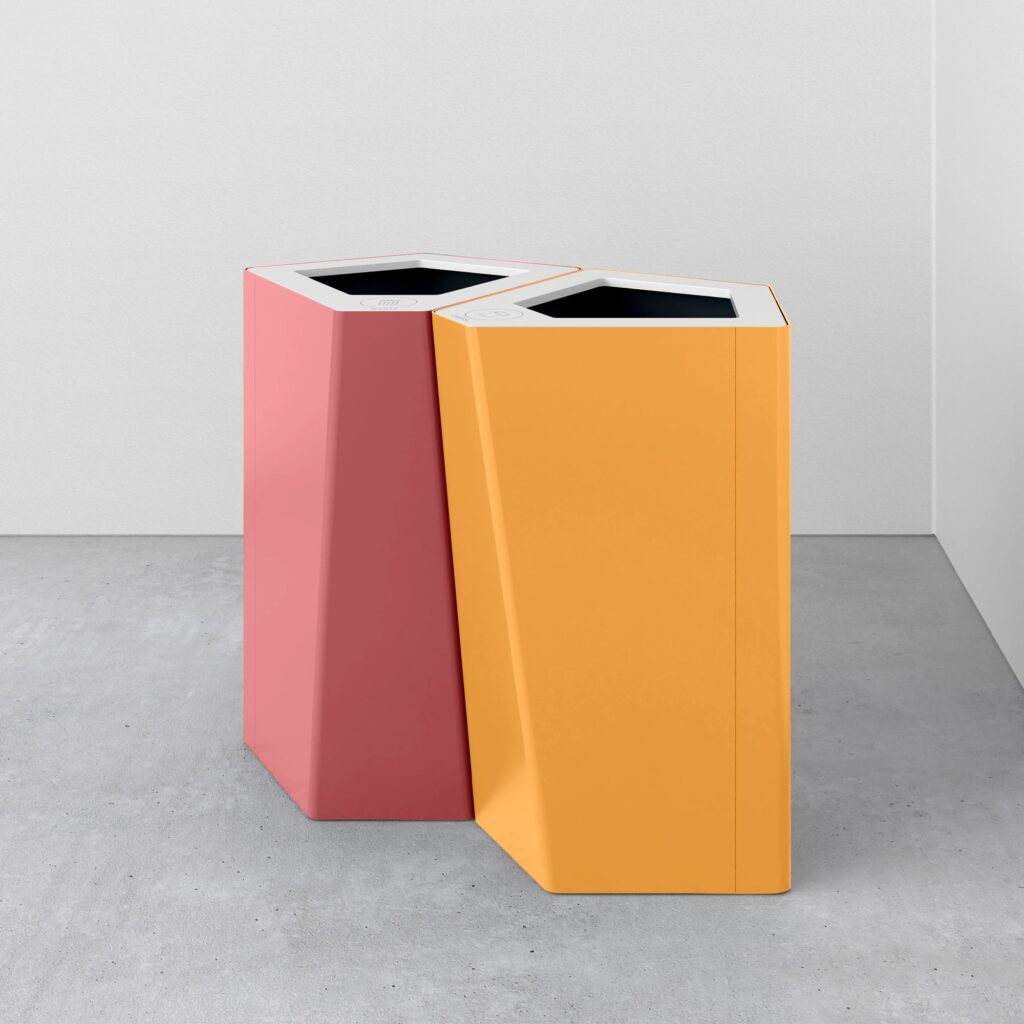 Affaldsspand Kite i Old pink og Saffron