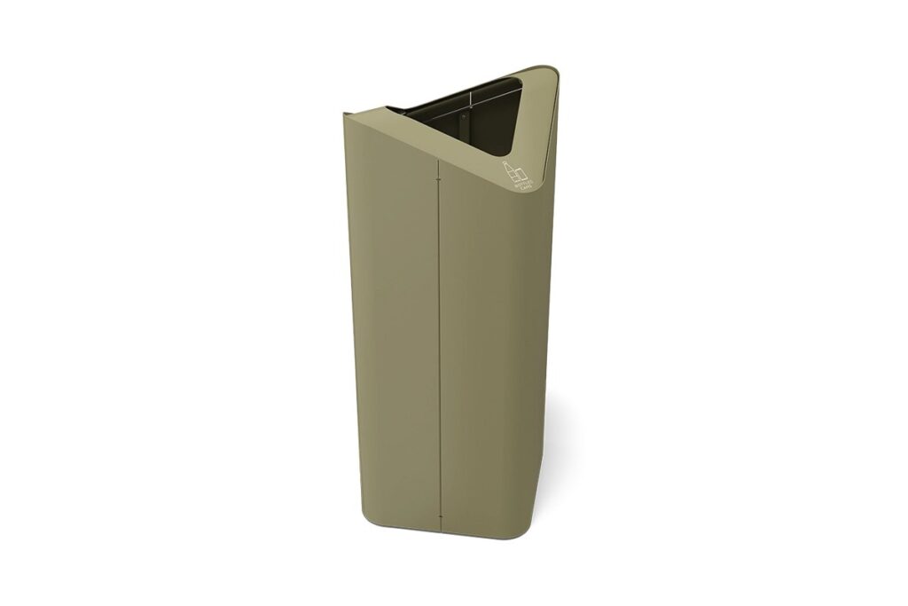 Affaldsspand Wavy i Olive