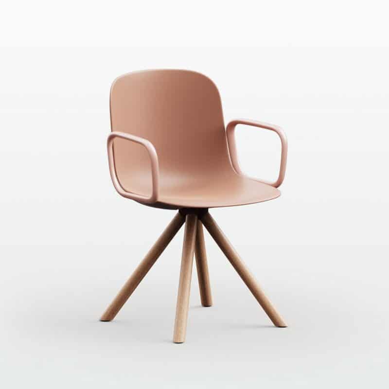 Guri Chair - Pyramid Wood Base