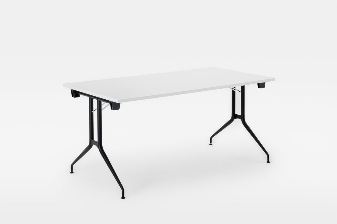 Klapbord Argo Folding med hvid bordplade
