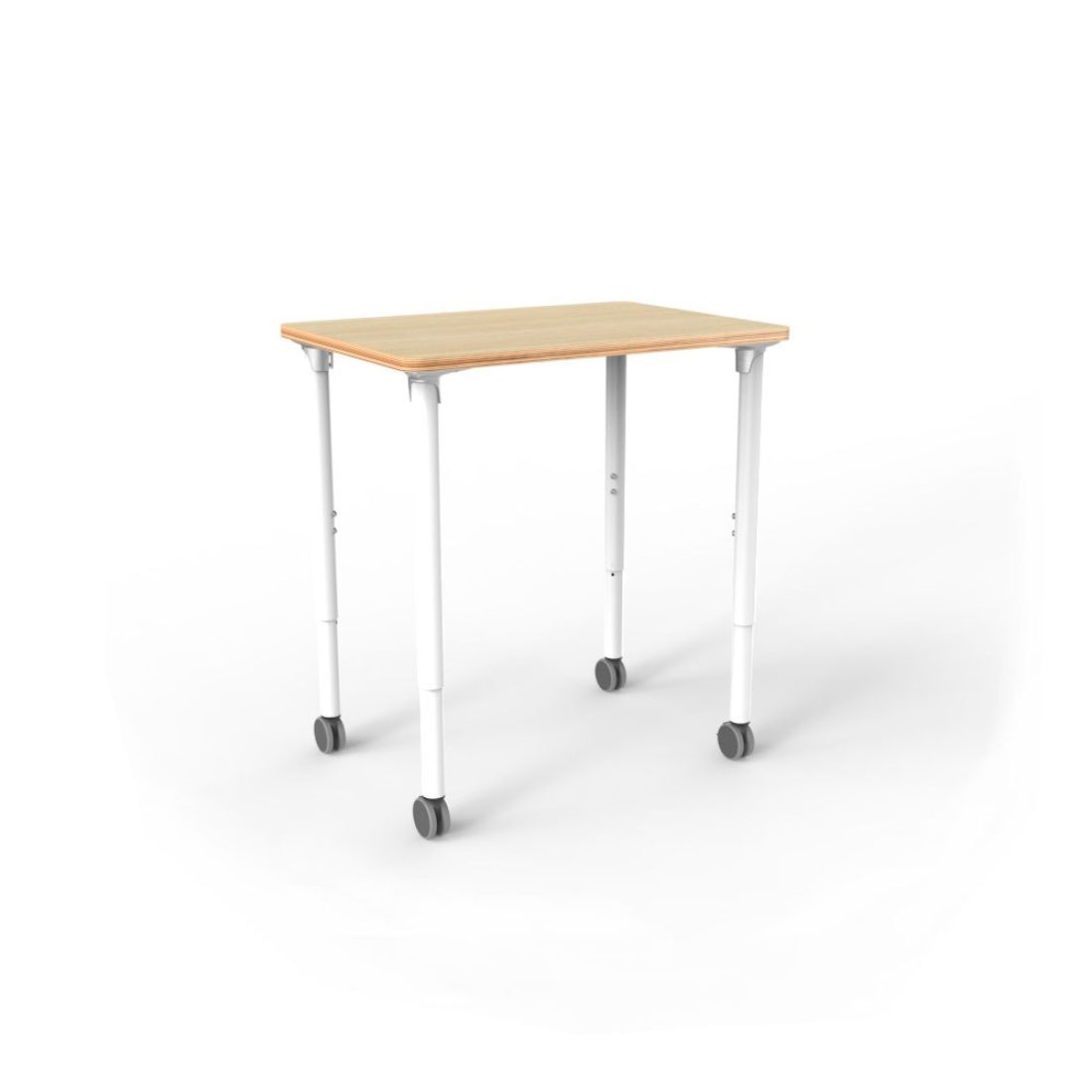 Elevbord Actiflex i eg og hvid