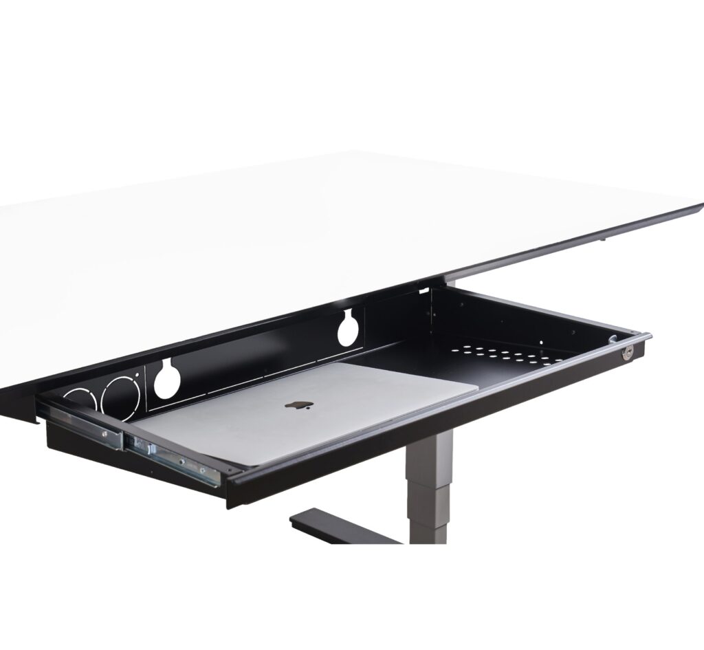 Laptopskuffe Extra med bærbar, åben