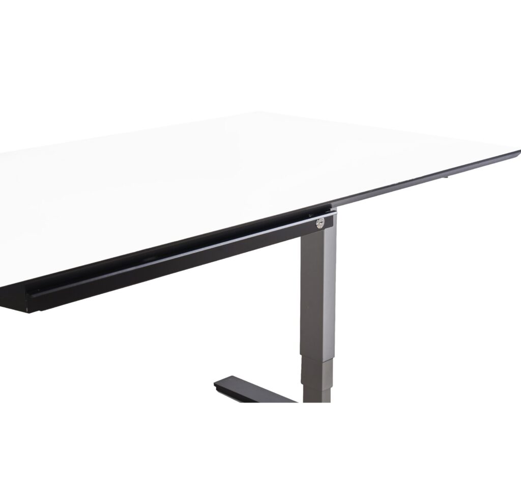 Laptopskuffe Extra monteret under bordplade, lukket