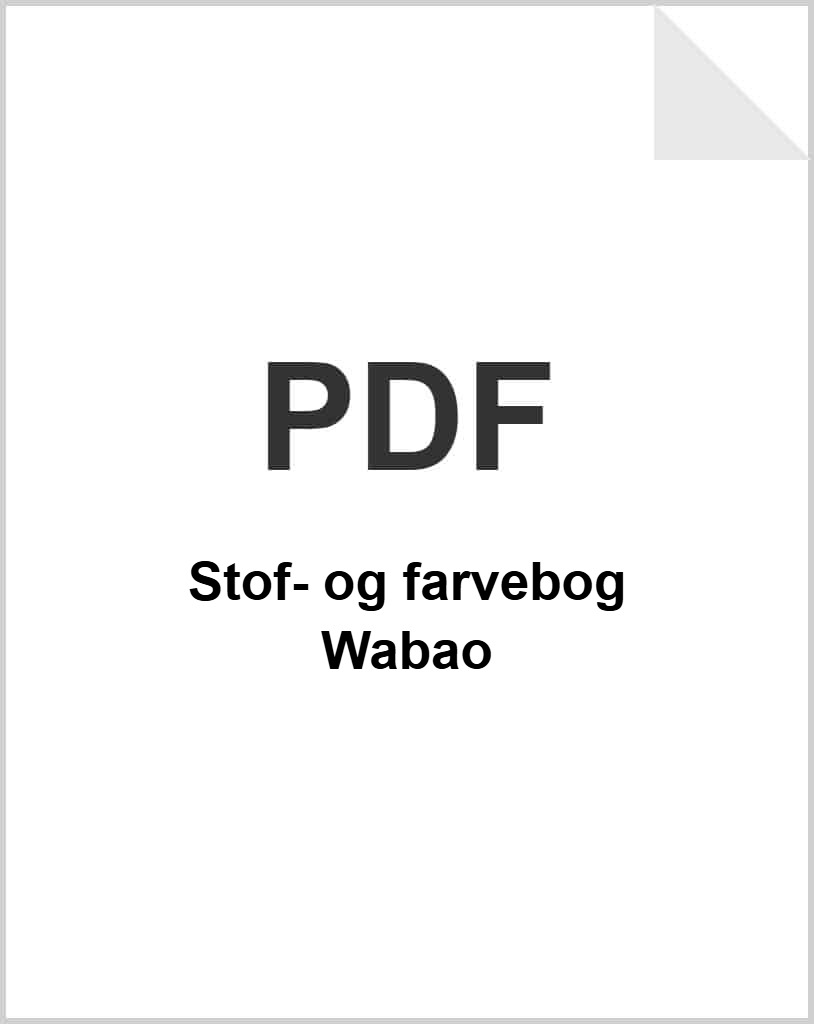 Stof- og farvebog Wabao som PDF